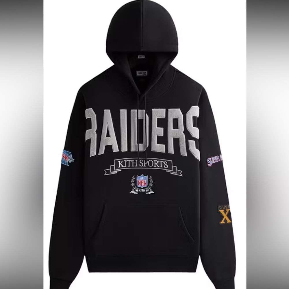 KITH Sports Raiders Super Bowl Hoodie